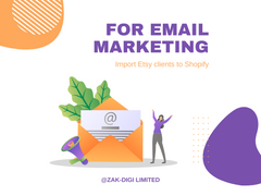 Import Etsy orders to Shopify Shopify experts, Google analytics, and Google tag manage, Etsy products import export- ZAK-DIGI Limited